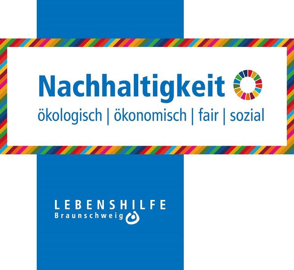Logo Nachhaltigkeit der Lebenshilfe Braunschweig 
